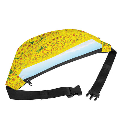 Sunflower Field Print Fanny Pack