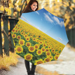 Sunflower Field Print Foldable Umbrella