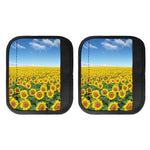 Sunflower Field Print Handle Covers