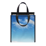Sunflower Field Print Insulated Lunch Tote