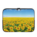 Sunflower Field Print Laptop Sleeve