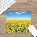 Sunflower Field Print Mouse Pad