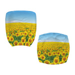 Sunflower Field Print Office Chair Cover