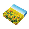 Sunflower Field Print Outdoor Seat Cushion Cover