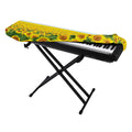 Sunflower Field Print Piano Keyboard Cover