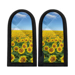 Sunflower Field Print Skillet Handle Cover