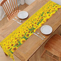 Sunflower Field Print Table Runner