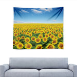 Sunflower Field Print Tapestry