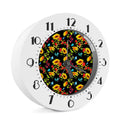 Sunflower Floral Pattern Print Alarm Clock