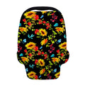 Sunflower Floral Pattern Print Baby Seat Cover