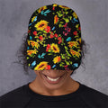 Sunflower Floral Pattern Print Baseball Cap