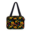 Sunflower Floral Pattern Print Double Strap Bible Bag