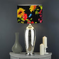 Sunflower Floral Pattern Print Drum Lamp Shade