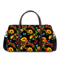 Sunflower Floral Pattern Print Duffel Bag