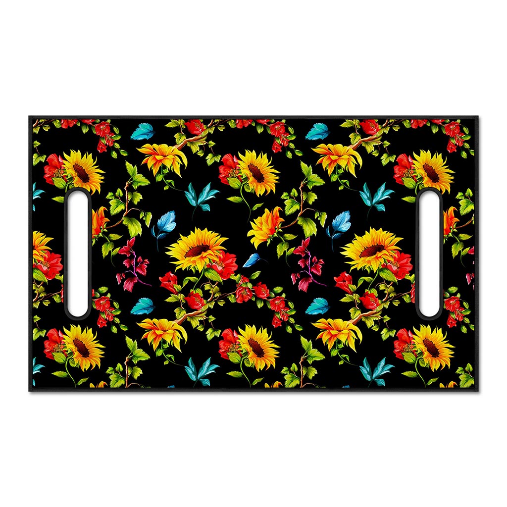 Sunflower Floral Pattern Print Golf Cart Seat Cover