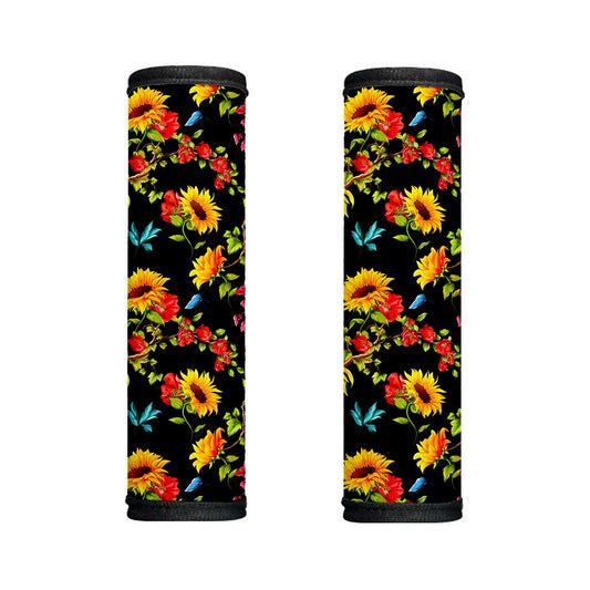 Sunflower Floral Pattern Print Handle Covers