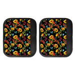 Sunflower Floral Pattern Print Handle Covers