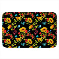 Sunflower Floral Pattern Print Indoor Door Mat