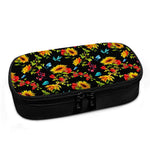 Sunflower Floral Pattern Print Insulin Cooler Travel Case