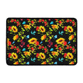 Sunflower Floral Pattern Print Kitchen Mat