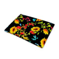 Sunflower Floral Pattern Print Pet Cooling Mat Cover