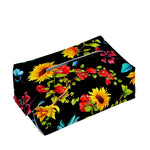 Sunflower Floral Pattern Print Rectangle Tissue Box Cover