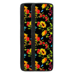 Sunflower Floral Pattern Print Refrigerator Handle Covers