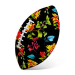 Sunflower Floral Pattern Print Rugby Ball