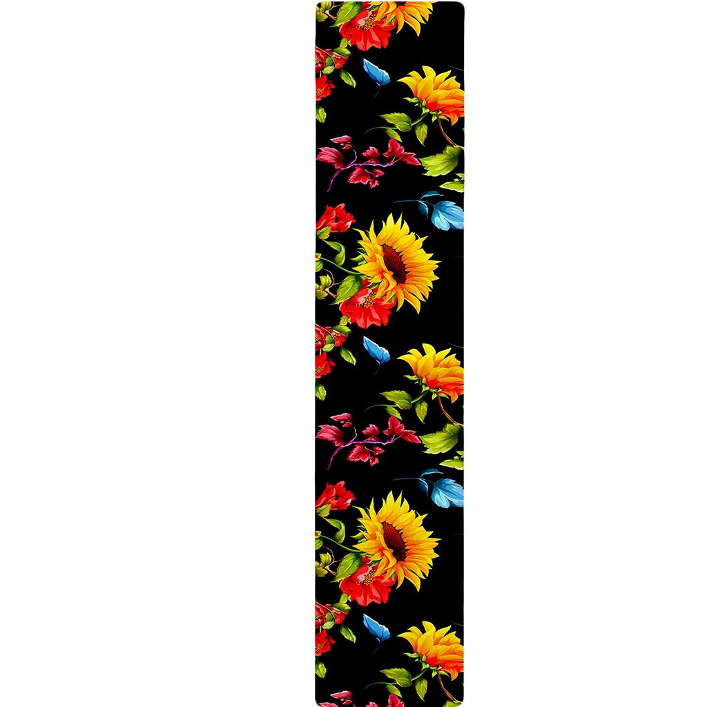 Sunflower Floral Pattern Print Table Runner