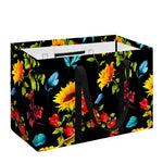 Sunflower Floral Pattern Print Utility Tote Bag