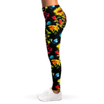 Sunflower Floral Pattern Print Women's Leggings