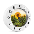 Sunflower Landscape Print Alarm Clock