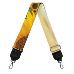 Sunflower Landscape Print Bag Strap