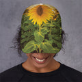 Sunflower Landscape Print Baseball Cap