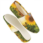 Sunflower Landscape Print Casual Shoes