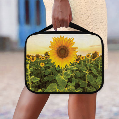 Sunflower Landscape Print Classic Bible Case