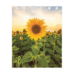 Sunflower Landscape Print Curtain