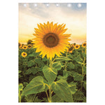 Sunflower Landscape Print Curtain