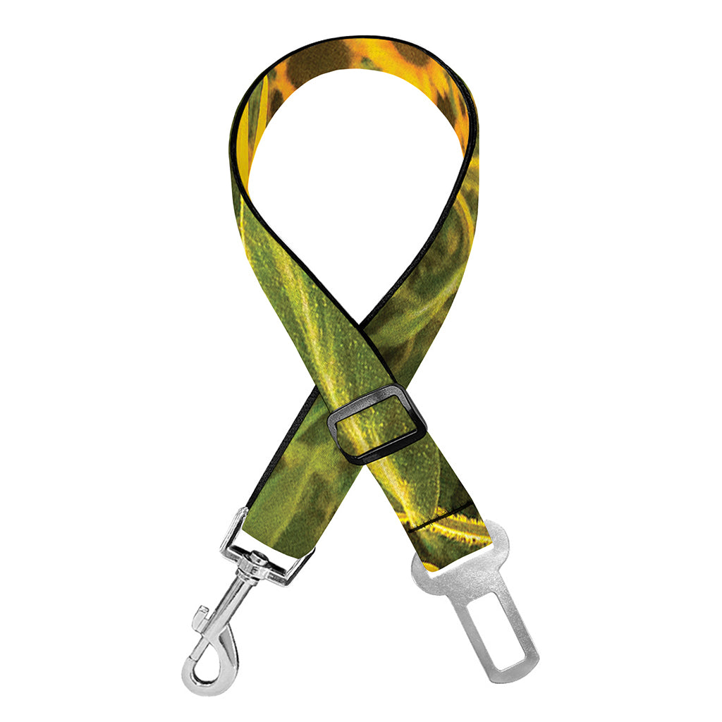 Sunflower Landscape Print Dog Seat Belt