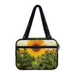 Sunflower Landscape Print Double Strap Bible Bag