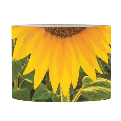 Sunflower Landscape Print Drum Lamp Shade