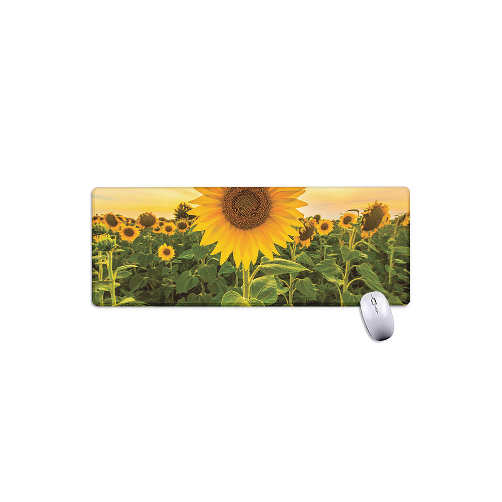 Sunflower Landscape Print Extended Mouse Pad
