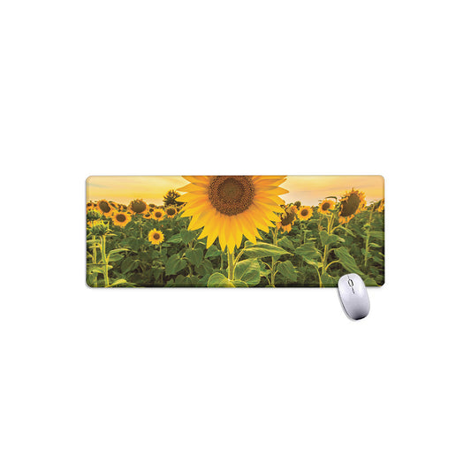 Sunflower Landscape Print Extended Mouse Pad