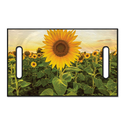 Sunflower Landscape Print Golf Cart Seat Cover