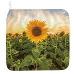 Sunflower Landscape Print Hand Towel