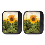 Sunflower Landscape Print Handle Covers