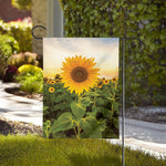 Sunflower Landscape Print House Flag