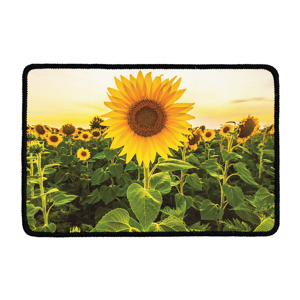 Sunflower Landscape Print Kitchen Mat