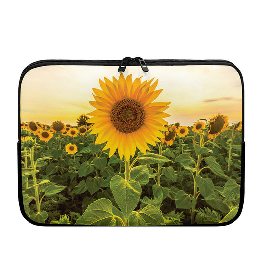 Sunflower Landscape Print Laptop Sleeve