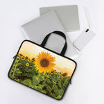 Sunflower Landscape Print Laptop Sleeve With Handle